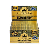 KING PALM FLAVORED KING SIZE HEMP ROLLING PAPER WITH MAGNET & TIPS