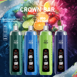 Al Fakher Crown Bar Big Cloud Pro / Crystal 8K Puffs 18ML Disposable Device With Digital Screen & Dual Mode