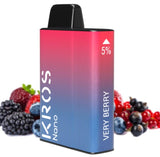 KROS Nano 13ML 5000 Puffs 650mAh Rechargeable Prefilled Nicotine Salt Disposable Vape With Premium Mesh Coil