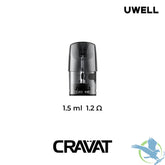 Uwell CRAVAT 1.5ML Refillable Replacement Pod - Pack Of 4