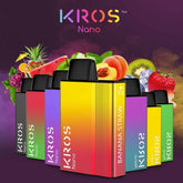 KROS Nano 13ML 5000 Puffs 650mAh Rechargeable Prefilled Nicotine Salt Disposable Vape With Premium Mesh Coil