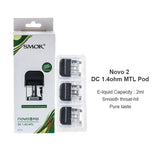 SMOK Novo 2 Refillable 1.8ML / 2ML Replacement Pods - Pack Of 3