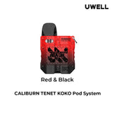 Uwell CALIBURN TENET KOKO 950mAh Pod System Starter Kit With Refillable 2ML CALIBURN G2 Cartridge Pod