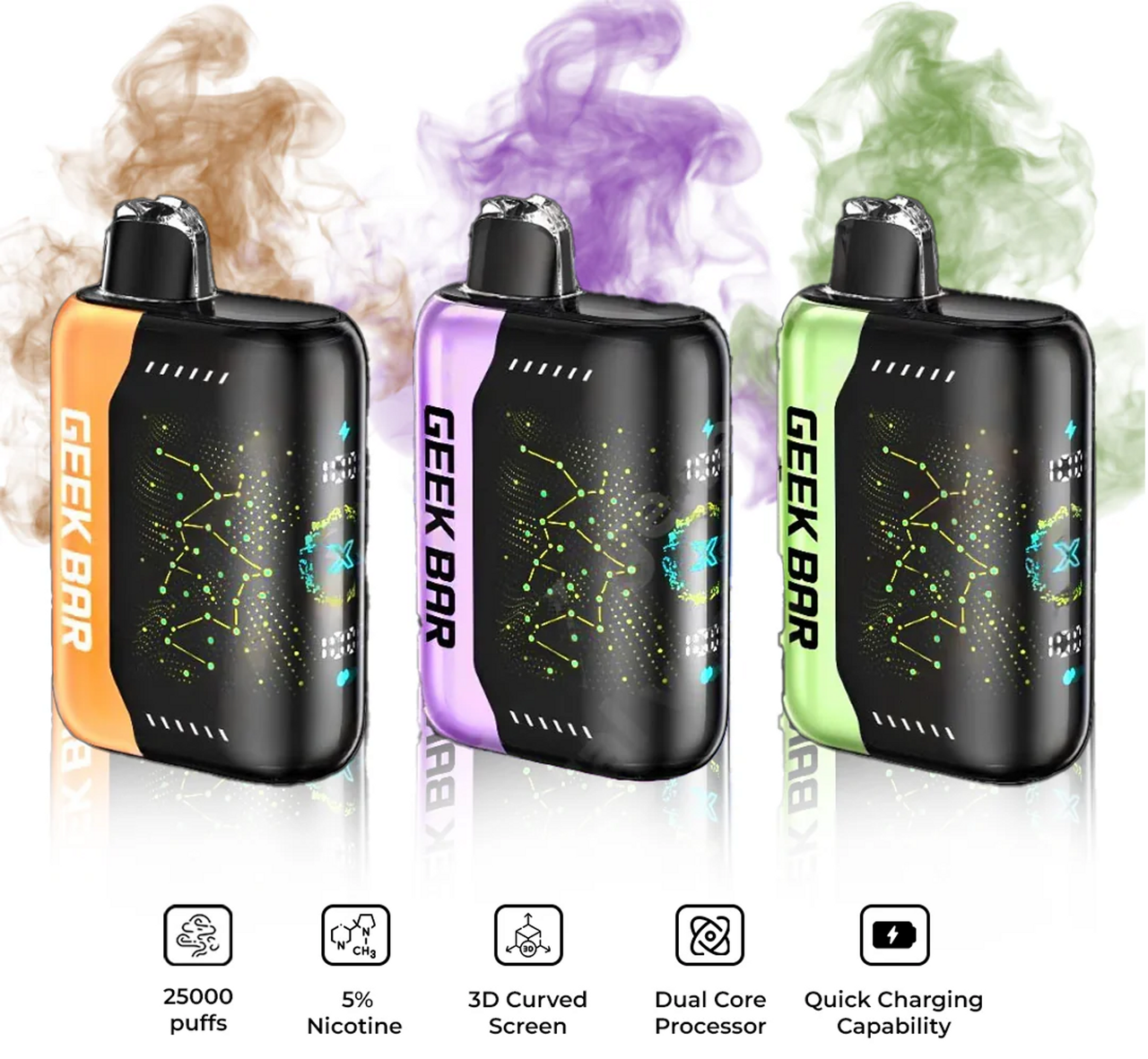 GEEK BAR PULSE X 5% DISPOSABLE 25K PUFFS