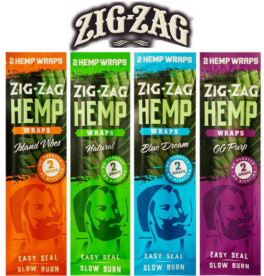 ZIG ZAG HEMP 2 WRAPS