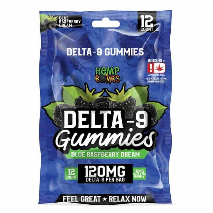 HEMP BOMB DELTA 9 120MG GUMMIES