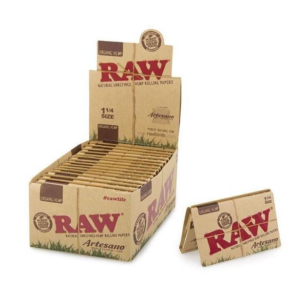 RAW ARTESANO 1 1/4 SIZE ROLLING PAPER TRAY PAPERS TIPS