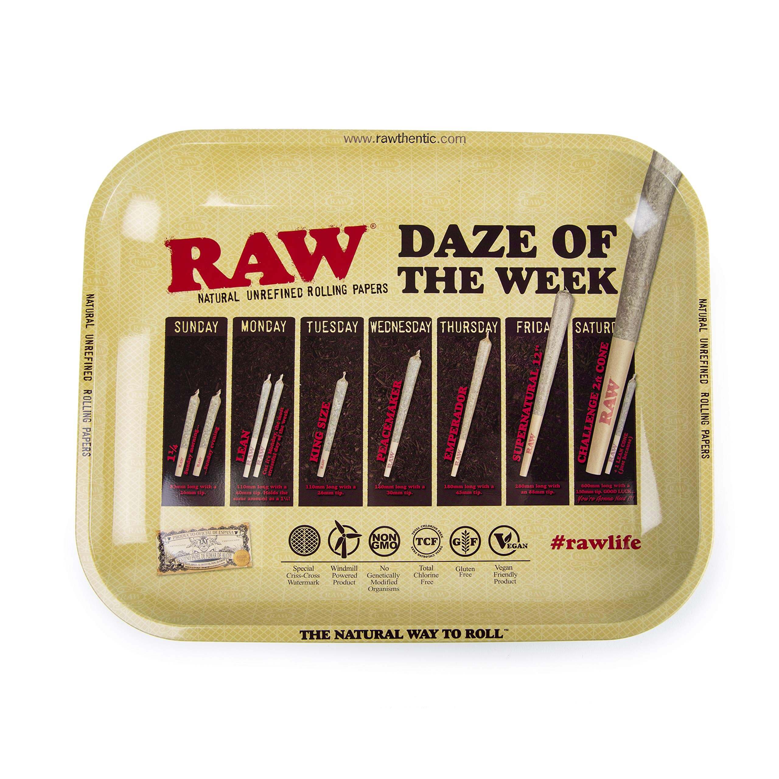 RAW ROLLING TRAY LARGE SIZE