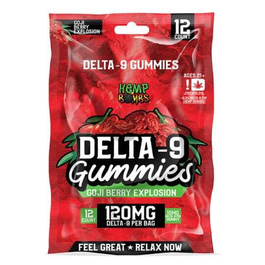 HEMP BOMB DELTA 9 120MG GUMMIES