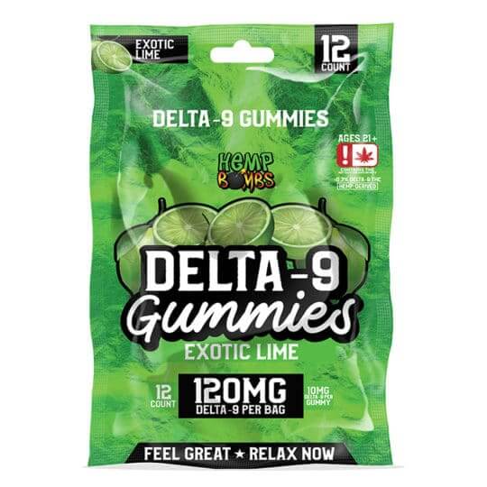 HEMP BOMB DELTA 9 120MG GUMMIES