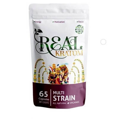 REAL KRATOM (39GM) 65CT CAPSULES