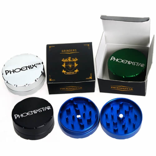 PHOENIX STAR SLEEK 2 PART ALUMINIUM 50MM GRINDER