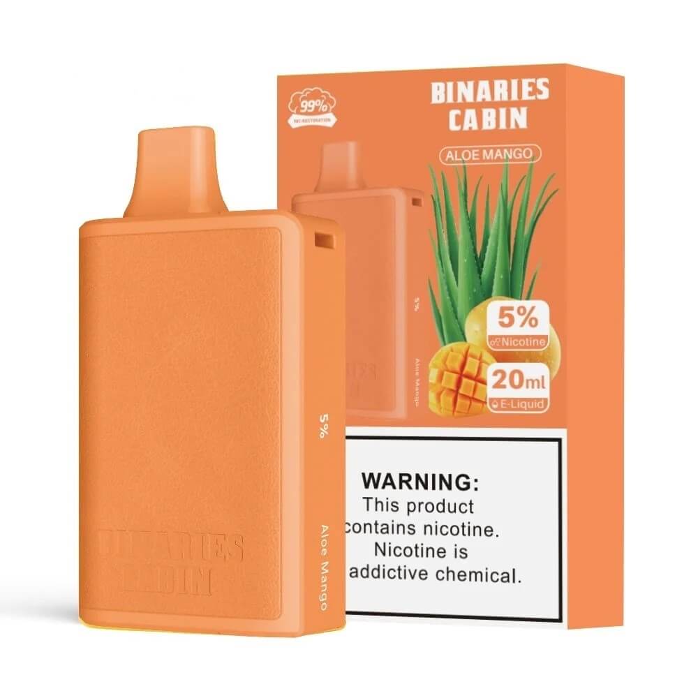 Horizon Binaries Cabin 20ML 10,000 Puffs 650mAh Prefilled Nicotine Salt Rechargeable Disposable Device With Mesh Coil & Leather Design