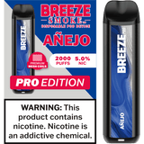 Breeze Smoke Pro Edition 6ML 2000 Puffs 1000mAh Prefilled Synthetic Nicotine Salt Pod Device With Mesh Coil Technology