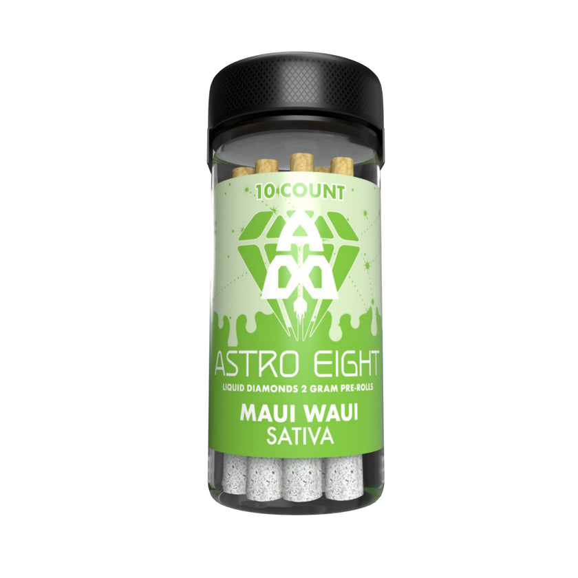 ASTRO EIGHT LIQUID DIAMONDS 2GM PRE ROLLS JOINTS 10CT/ JAR