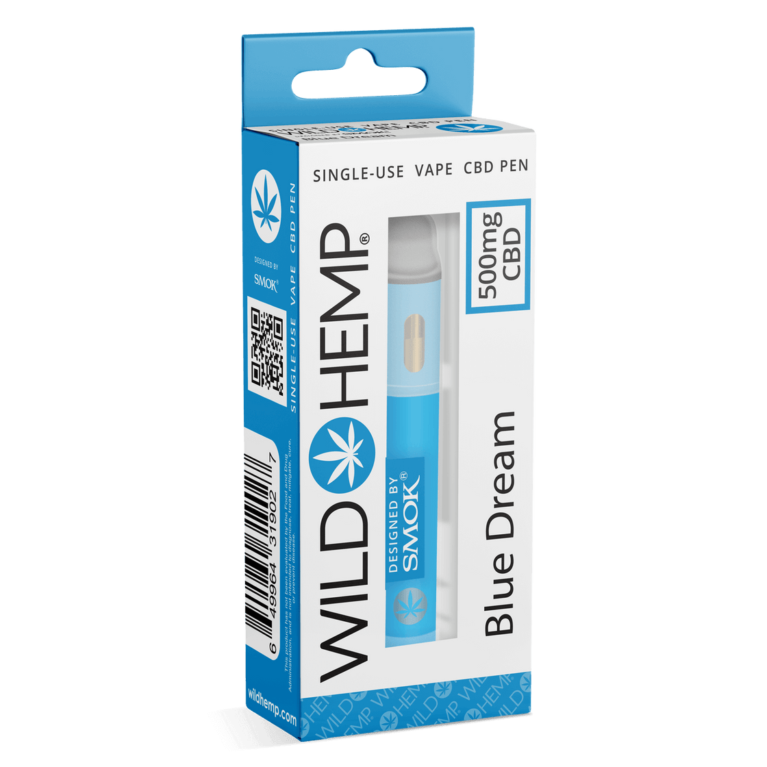 WILD HEMP DISPOSABLE (BY SMOK) 500MG CBD