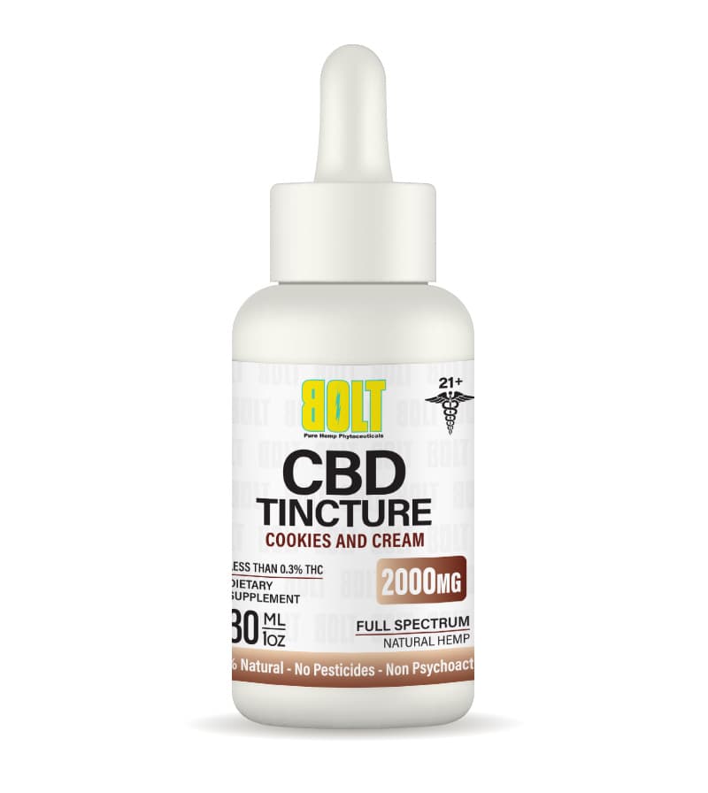 BOLT CBD TINCTURE 30ML 2000MG