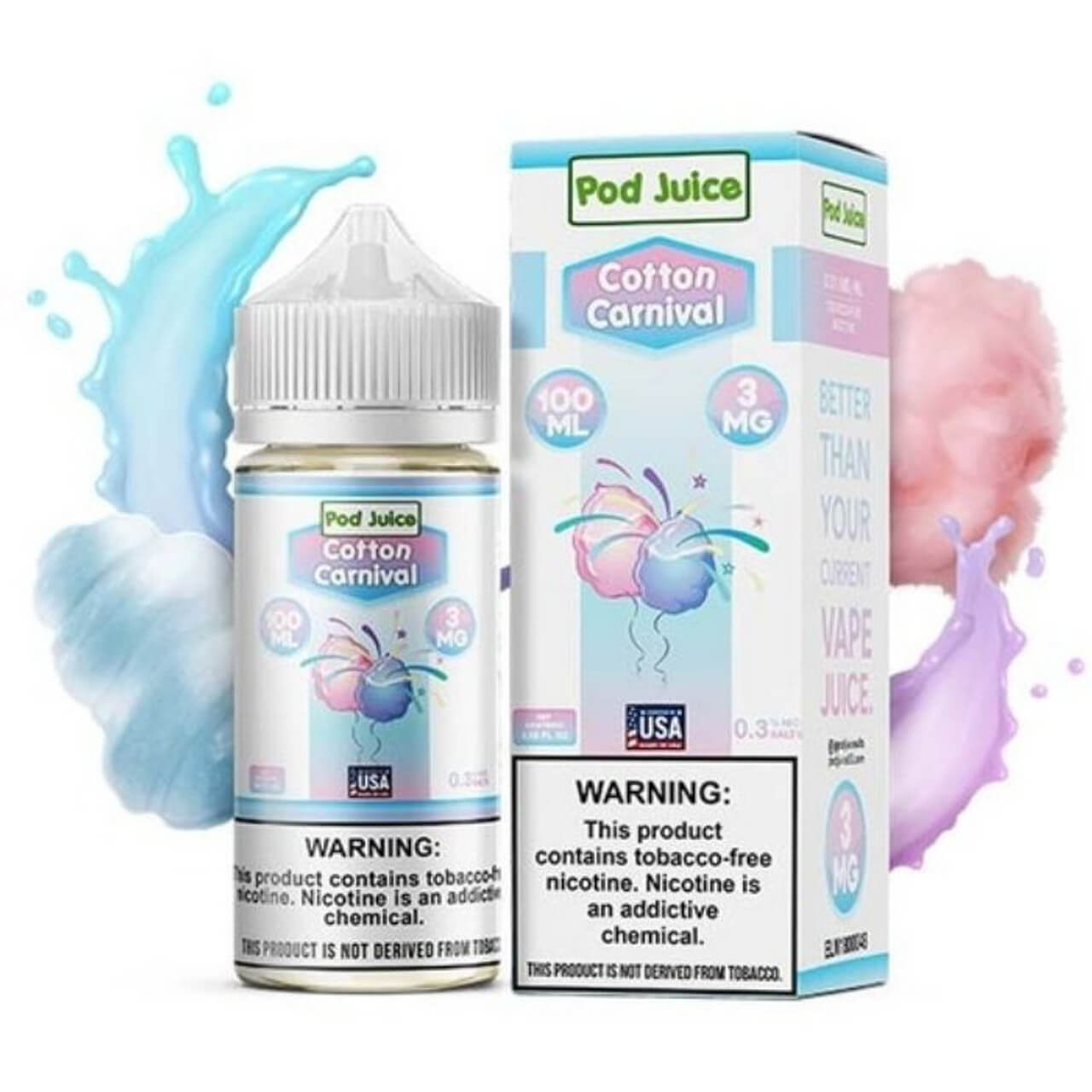 POD Juice Synthetic Nicotine E-Liquid 100ML