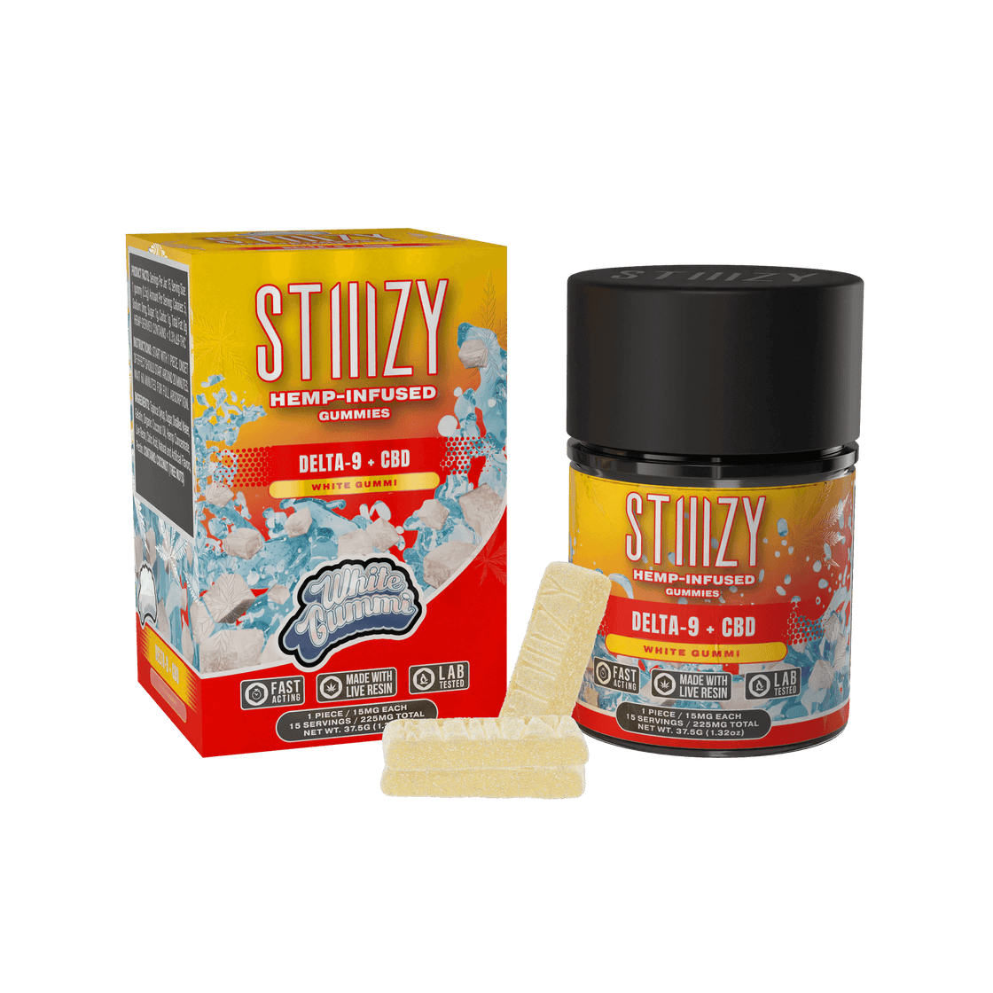 STIIIZY DELTA 9 + CBD 225MG GUMMIES