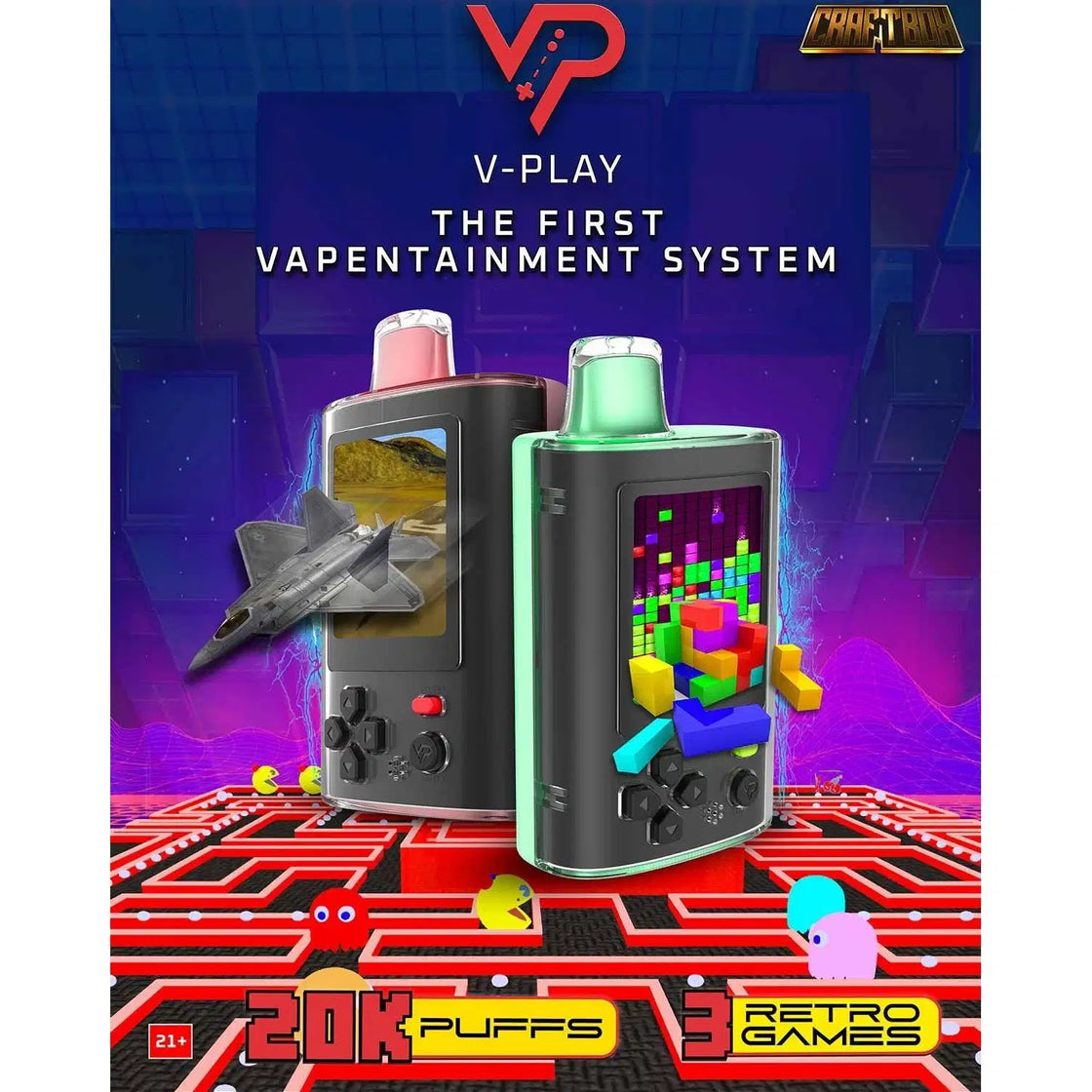 VPLAY 5% DISPOSABLE 20K PUFFS