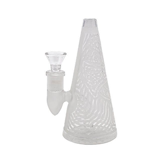 6″ CONE DESIGN ASSORTED COLOR GLASS WATER PIPE