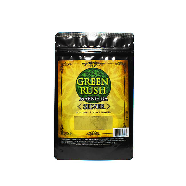 Green Rush Silver Kratom Powder 1oz