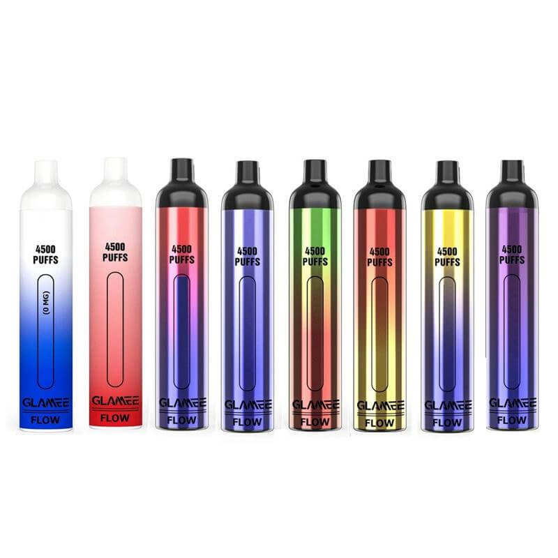 Glamee Flow 16ML 4500 Puffs 2200mAh Prefilled Nicotine Salt Disposable Device With Mesh Coil & Adjustable Airflow