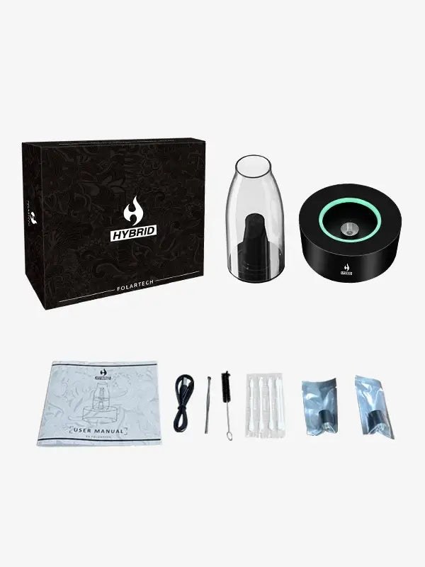 HYBRID BY FOLARTECH DUA BUBBLER VAPORIZER WAX KIT