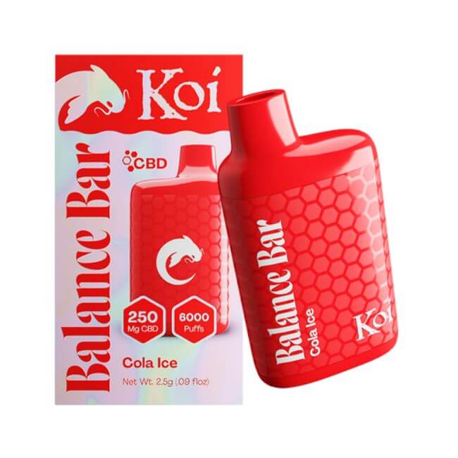 KOI BALANCE BAR 250MG PURE CBD (120ML) 6K PUFFS DISPOSABLE