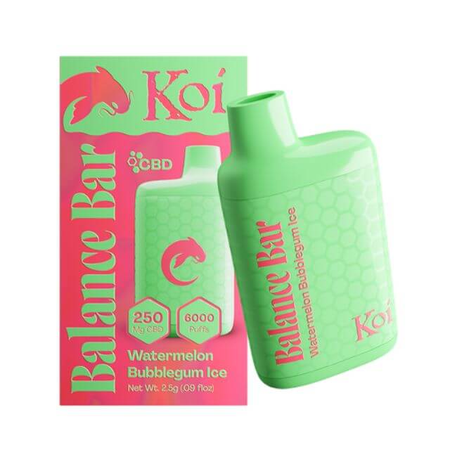 KOI BALANCE BAR 250MG PURE CBD (120ML) 6K PUFFS DISPOSABLE