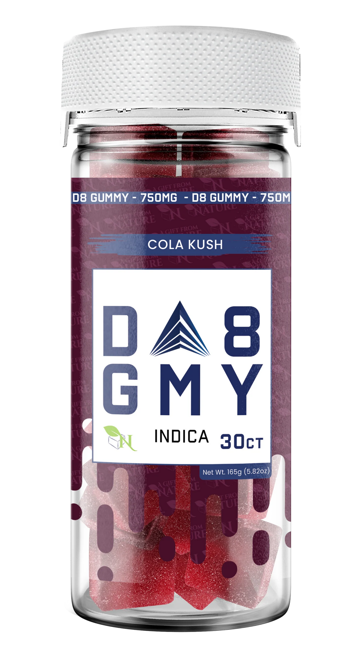 AGFN DELTA 8 750MG GUMMIES 30CT JAR