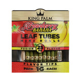 KING PALM 25PK MINI LEAF TUBES 1GM FLAVOR TIPS CONES