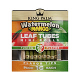 KING PALM 25PK MINI LEAF TUBES 1GM FLAVOR TIPS CONES