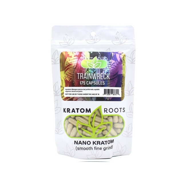 KRATOM ROOTS HIGH QUALITY NANO KRATOM 175CAPS/BAG