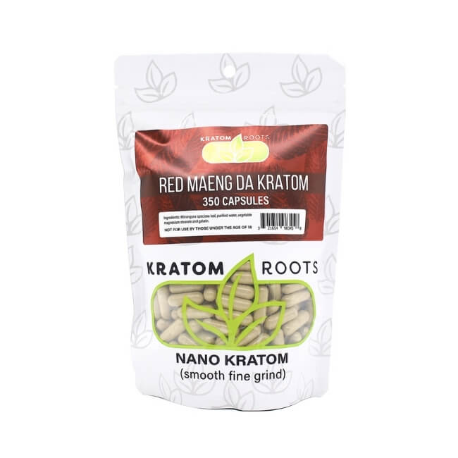 KRATOM ROOTS HIGH QUALITY NANO KRATOM 350CAPS/BAG