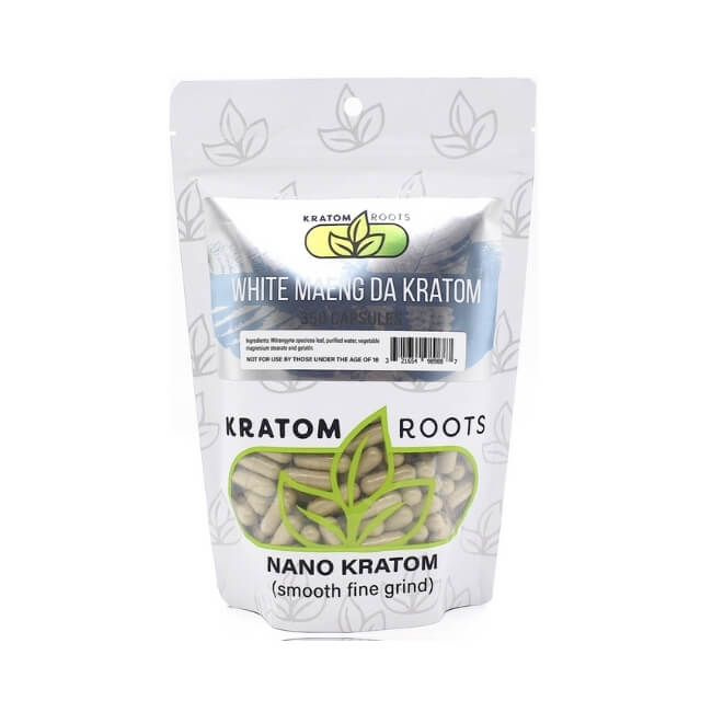 KRATOM ROOTS HIGH QUALITY NANO KRATOM 350CAPS/BAG