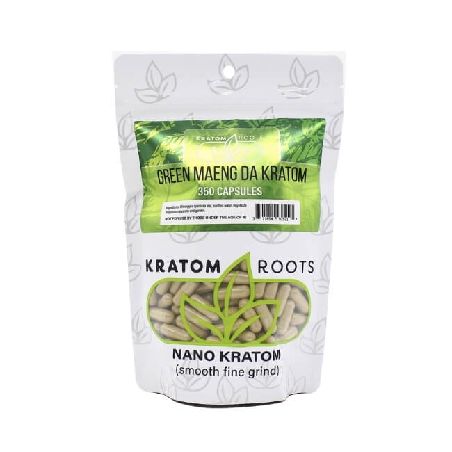 KRATOM ROOTS HIGH QUALITY NANO KRATOM 350CAPS/BAG