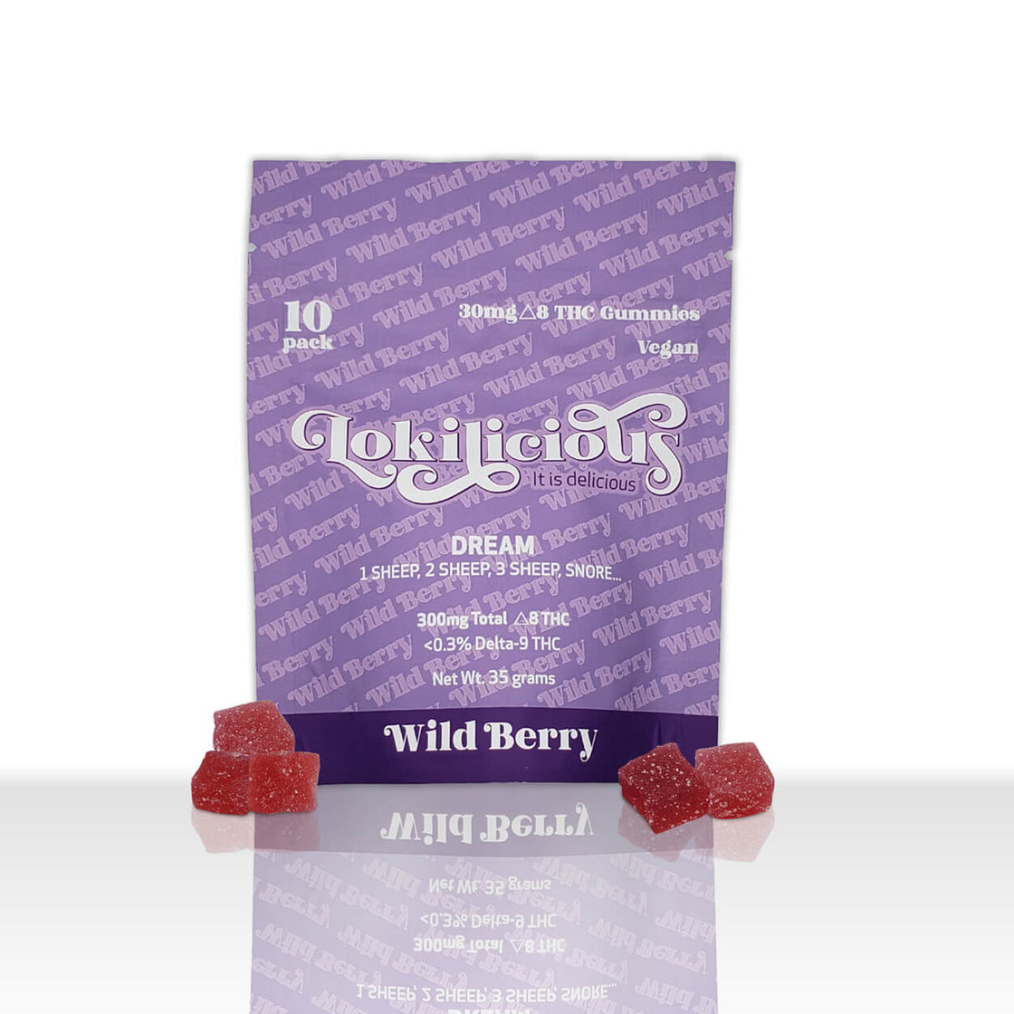 LOKILICIOUS DELTA 8 900MG 2/PK GUMMIES