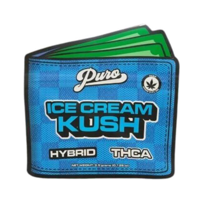 PURO THCA 3.5GM FLOWER WALLET DESIGN BAGS