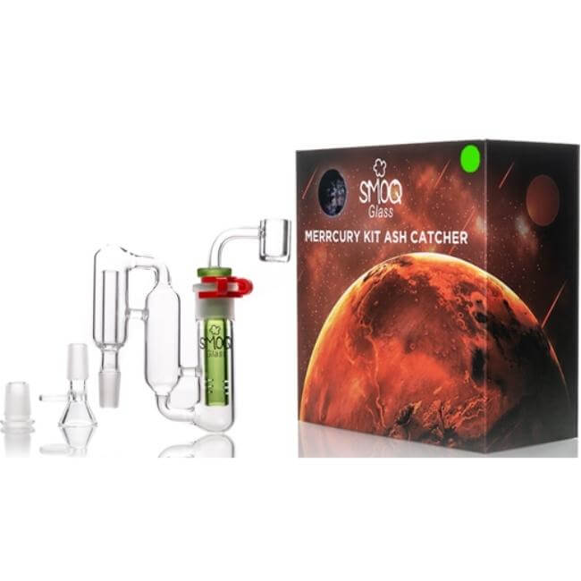 SMOQ ASH CATCHER 14MM 90 DEGREE KIT