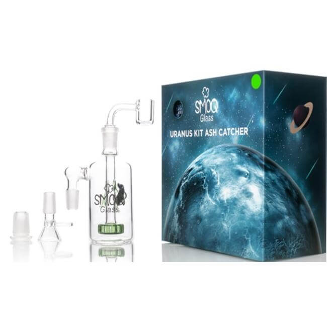 SMOQ ASH CATCHER 14MM 90 DEGREE KIT