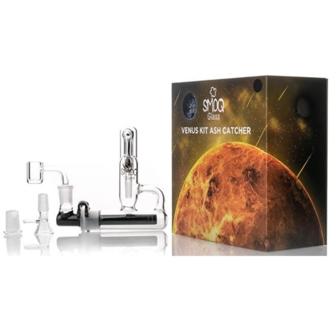 SMOQ ASH CATCHER 14MM 90 DEGREE KIT