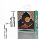 SMOQ GLASS MOON SERIES 14MM 90 DEGREE BADER BANGER