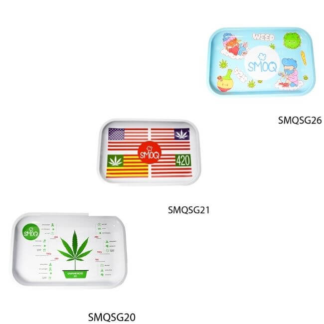 SMOQ MEDIUM ROLLING TRAY 11X7 INCH