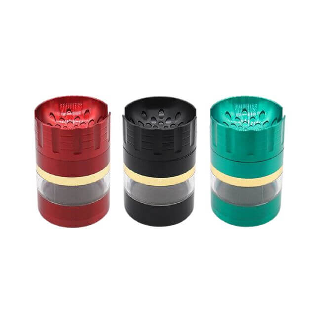 4 PARTS ZINC ALLOY 63MM GRINDER SINGLE