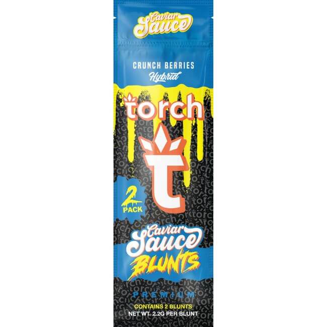 TORCH CAVIAR SAUCE 2PK X 2.2GM INFUSED FLOWER BLUNTS