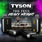 Tyson 2.0 Heavy Weight 15ML 550mAh 7000 Puffs Prefilled Nicotine Salt Disposable Device With Mesh Coil & USB-C Included