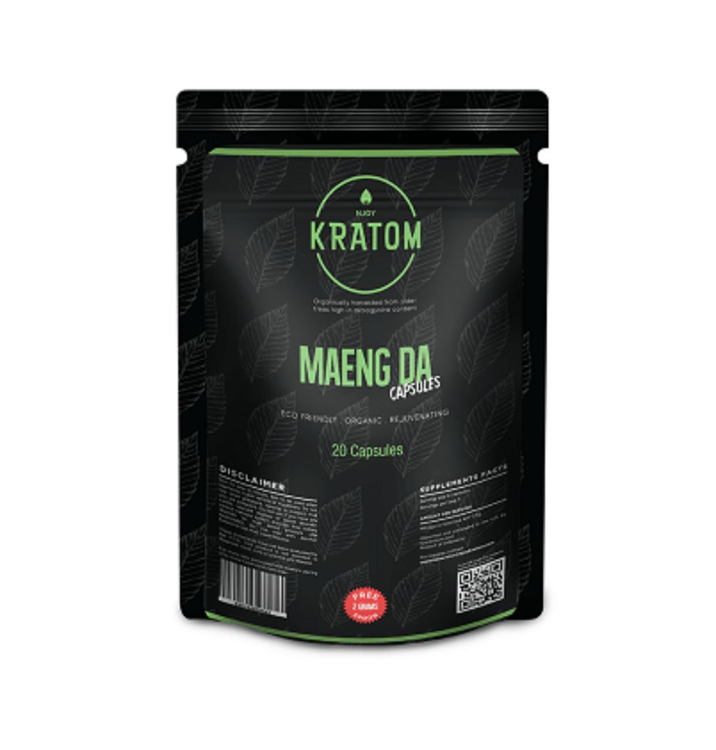 NJOY KRATOM 20CT CAPSULES BAG