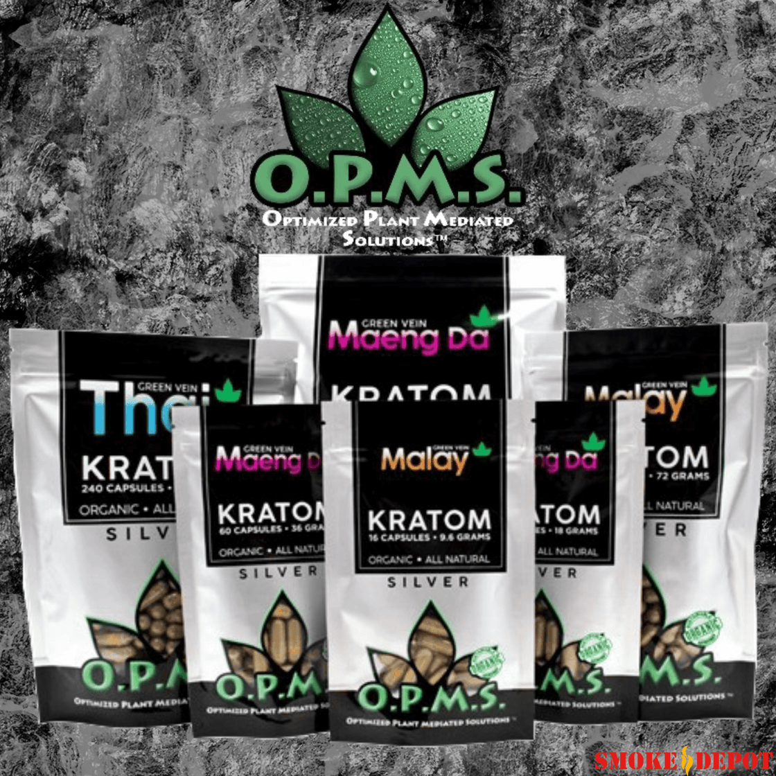 OPMS SILVER KRATOM (28.35 GRAMS) 1OZ POWDER