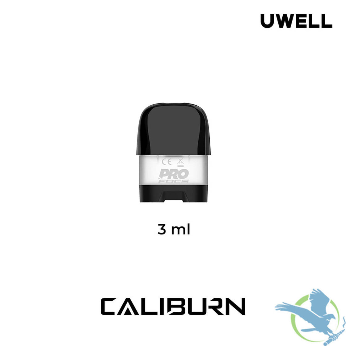 Uwell CALIBURN X 3ML Empty Refillable Replacement Cartridge Pod - Pack of 2